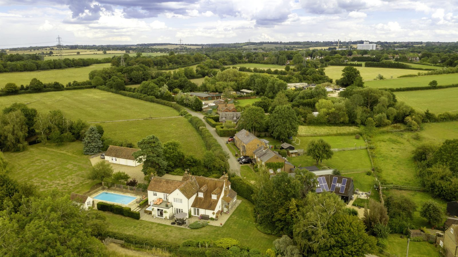 Aerial Drone Property Photos Hitchin Hertfordshire