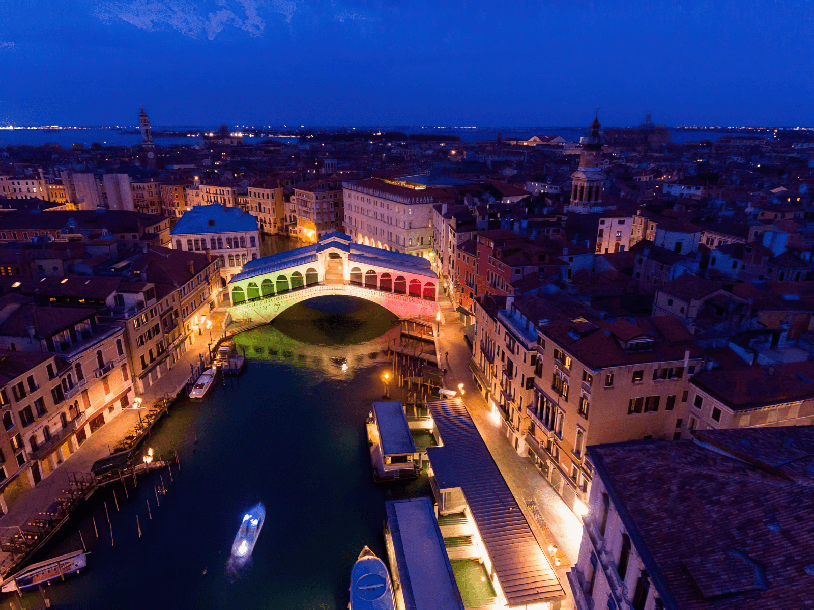 Aerial Wedding Photography Venice Waterway